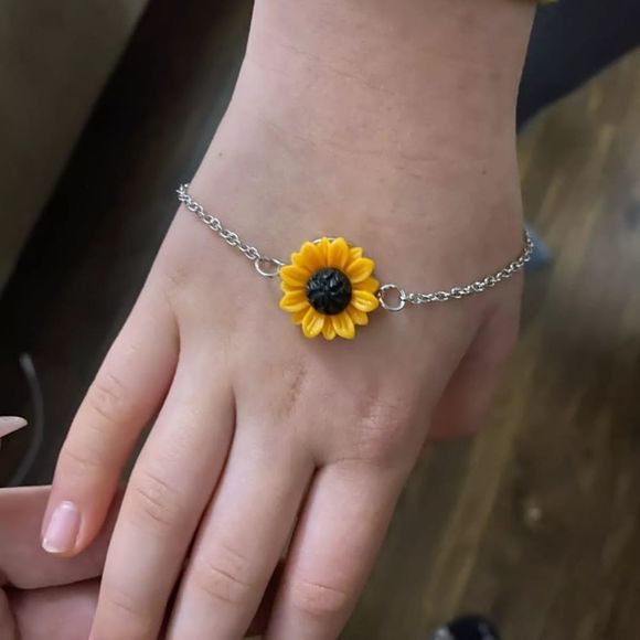 5Pcs/Set Delicate Fashion Sunflower Pendant Neckla - Picture 2 of 4